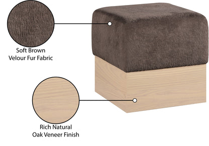 Havre - Ottoman / Stool With Natural Base
