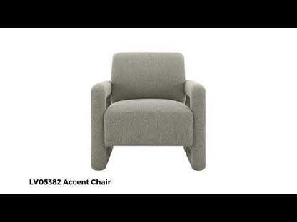 Glenda - Accent Chair - Gray Chenille