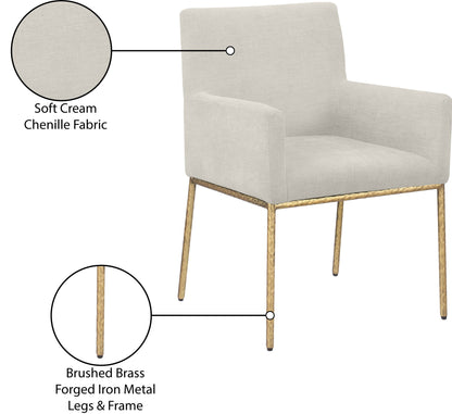 Reeves - Dining Chair With Gold Legs (Set of 2)
