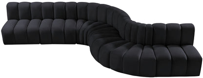 Arc - Velvet 7 Piece Modular Sofa