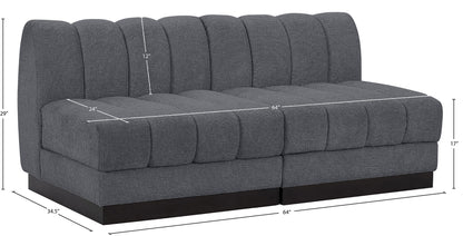 Quinn - 2 Seat Modular Armless Sofa