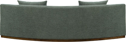 Avanti - 104" Chenille Fabric Upholstered Sofa