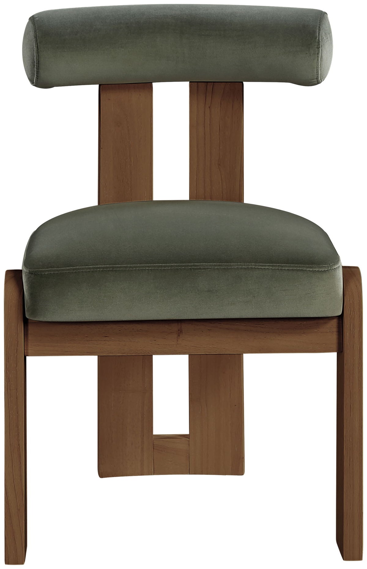 Arienzo - Performance Fabric Upholstered Dining Chair (Set of 2) - Walnut Base