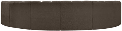 Arc - Boucle Fabric 8 Piece U-Shaped Modular Sofa