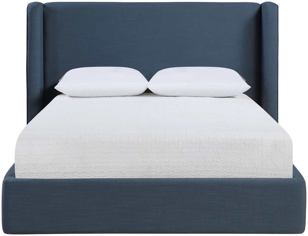 Kendall - Linen Textured Fabric Upholstered Bed