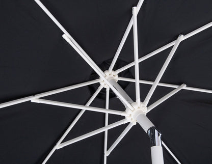 Amalfi - Aluminum Patio Umbrella - White Base / White Pole