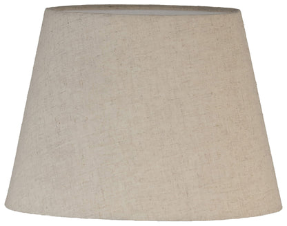 Solis - Genuine Marble And Mango Wood Base With Linen Textured Fabric Shade Table Lamp