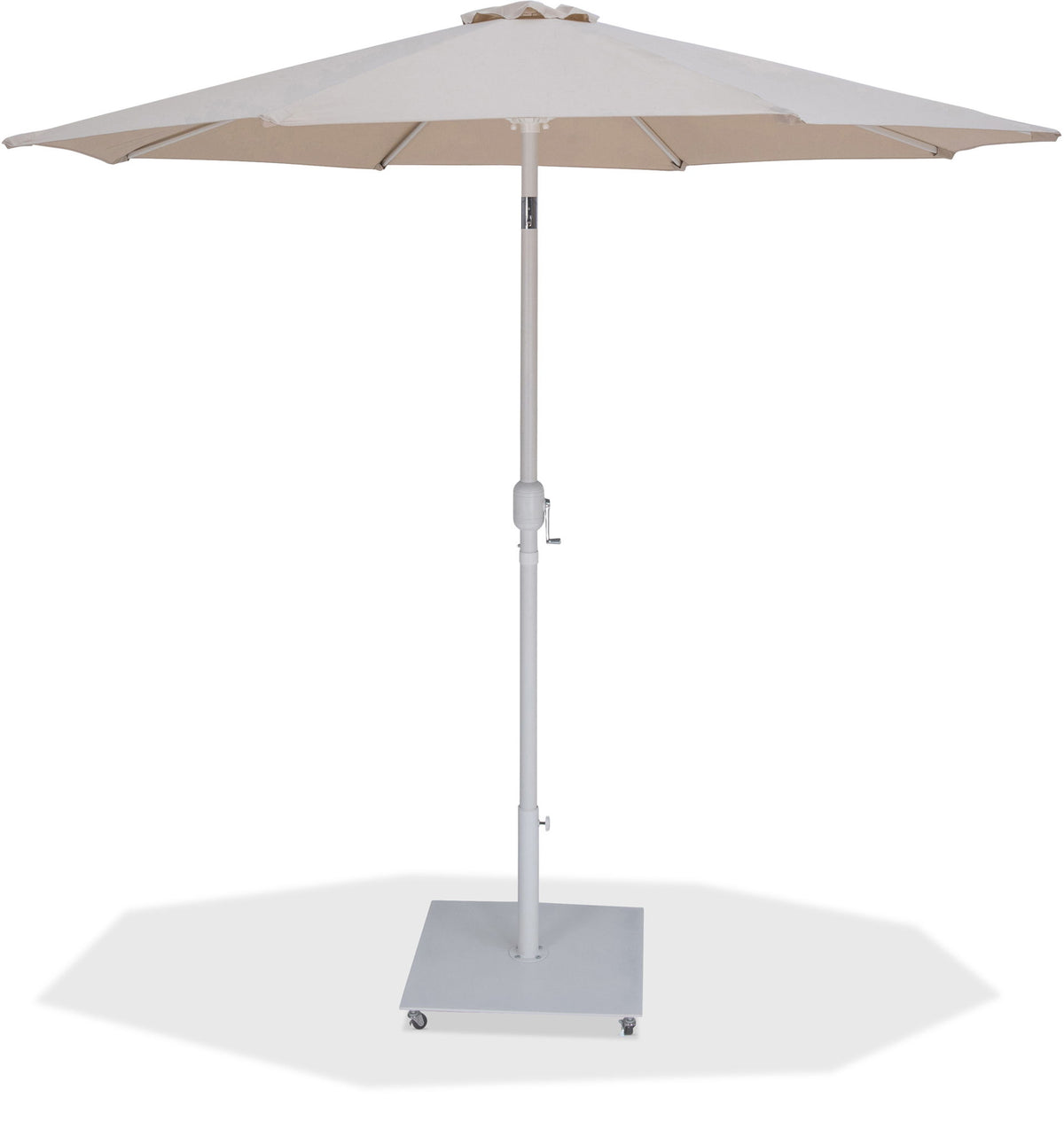 Fiji - Aluminum Patio Umbrella With Square White Base