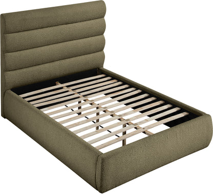 Adam - Boucle Fabric Bed With 52" Headboard