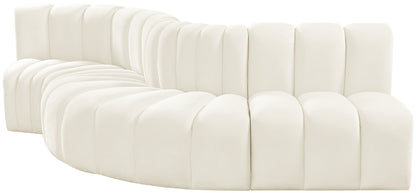 Arc - Velvet 5 Piece Modular Sofa