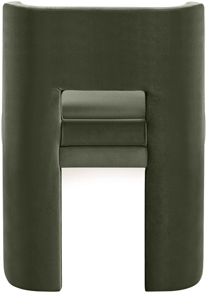 Zuno - Velvet Performance Fabric Upholstered Dining Chair (Set of 2)