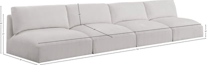Ease - 4 Seat Modular Armless Sofa