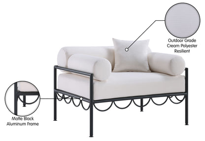 Portofino - Resilient Water Repellent Fabric Upholstered Outdoor Patio Chair