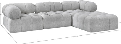 Ames - 4 Piece Fabric Modular Sectional