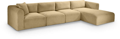 Shaggy - 4 Piece Modular Sectional