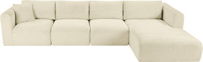 Shaggy - 4 Piece Modular Sectional