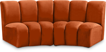 Infinity - 2 Piece Velvet Modular Sectional