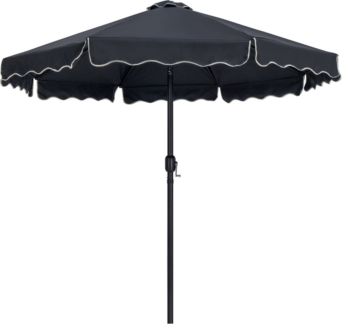 Amalfi - Patio Umbrella - Light Brown Base / Black Pole