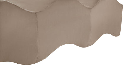 Wave - Velvet Bench