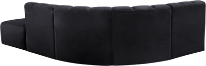 Arc - Velvet 5 Piece Corner Modular Sofa
