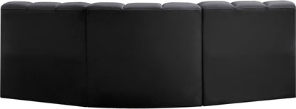 Arc - Faux Leather 3 Piece Modular Corner Sofa