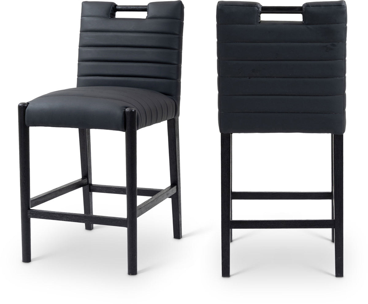 Aimee - Counter Stool - Black Legs