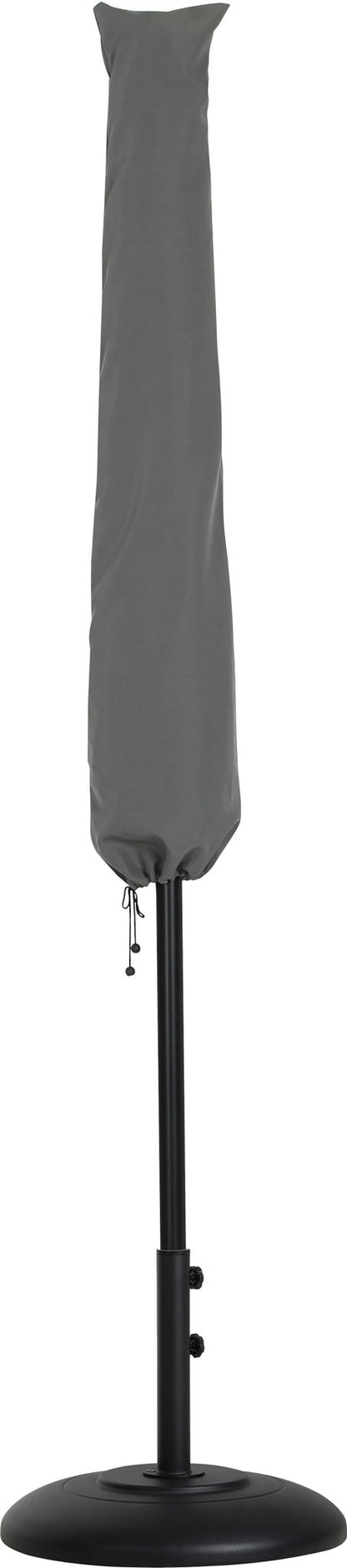 Fiji - Aluminum Patio Umbrella With Round Black Base
