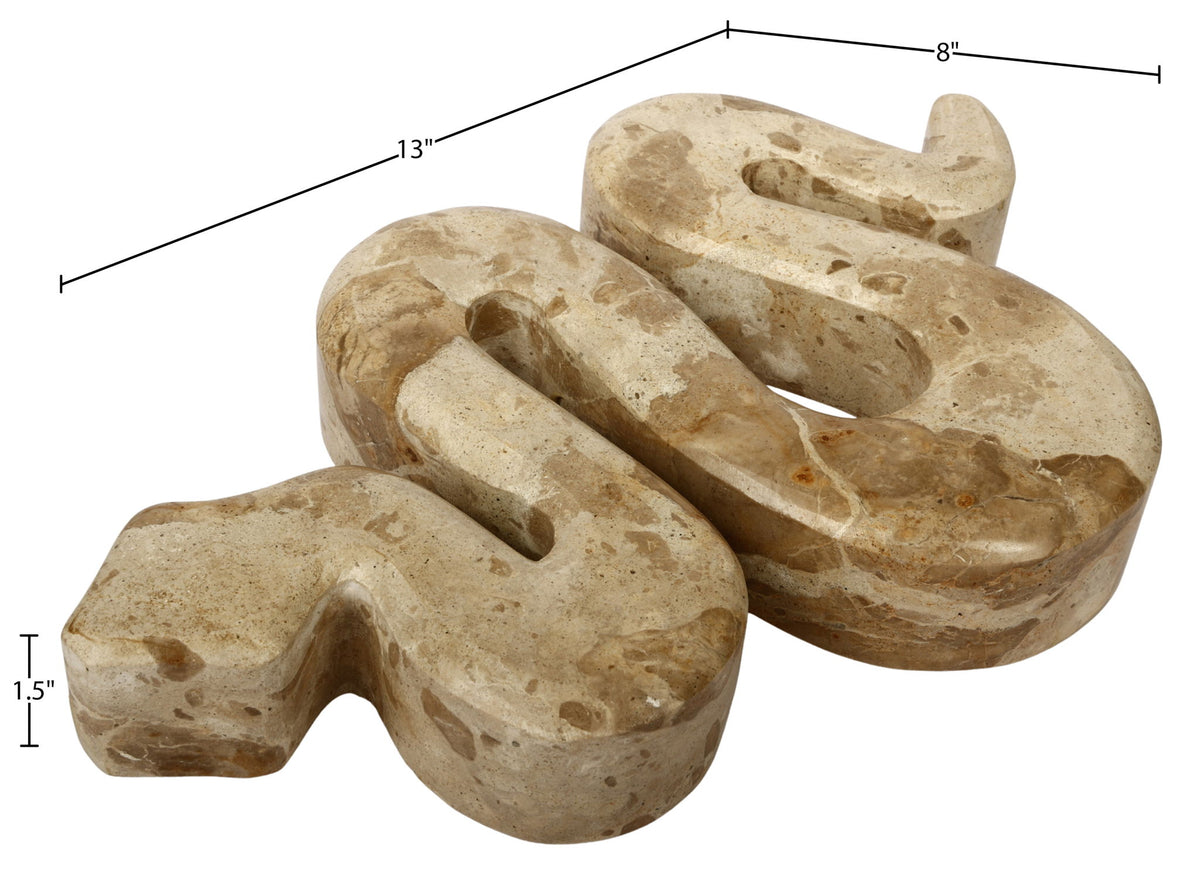 Asp - Genuine Marble Tabletop Object