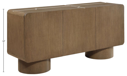 Adagio - Solid Wood And Oak Veneer Sideboard / Buffet