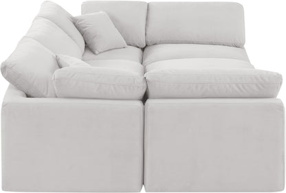 Indulge - Velvet 6 Piece Modular Sectional