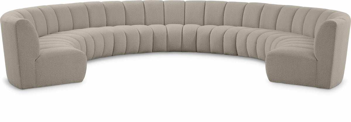 Infinity - 9 Piece Boucle Modular Sectional