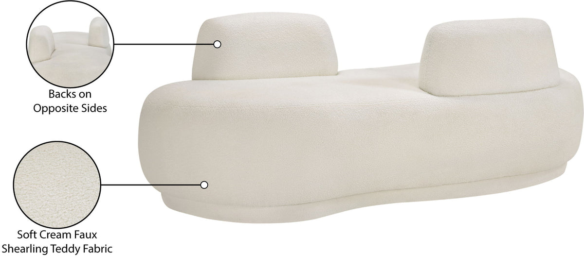Argyle - Teddy Fabric Chaise / Loveseat