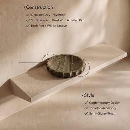 Murray - Travertine Bowl