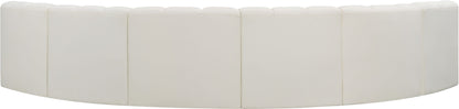 Arc - Faux Leather 6 Piece U-Shaped Modular Sofa