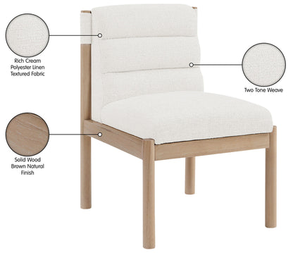 Eloura - Linen Textured Fabric Upholstered Dining Chair (Set of 2)