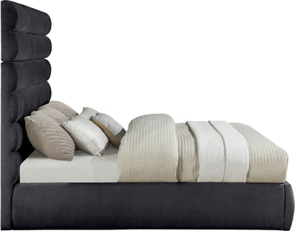 Adam - Chenille Fabric Bed With 70.5" Headboard