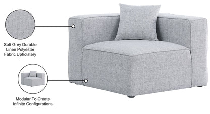 Cube - Linen Corner Chair