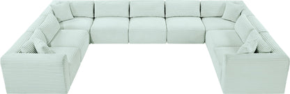 Shaggy - 9 Piece Modular U-Shaped Sectional