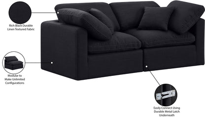 Indulge - Linen 2 Seat Modular Sofa