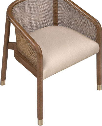 Sylvan - Vegan Leather Dining Chair (Set of 2) - Brown Frame