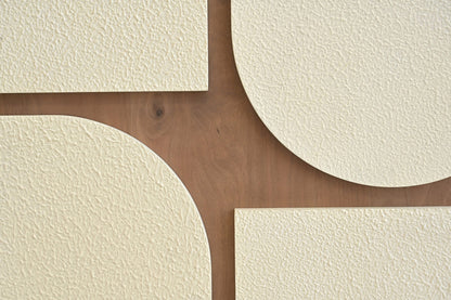 Icon - Mango Wood 4 Piece Wall Art - Brown / Natural
