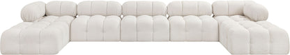Ames - 7 Piece Fabric Modular U-Shaped Sectional