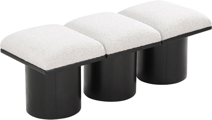 Pavilion - 3 Piece Modular Bench With Black Base