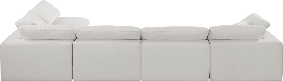 Comfy - 5 Piece Linen Modular Sectional