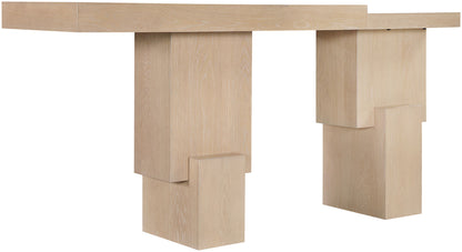 Anzio - Oak Veneer And Solid Wood Console Table