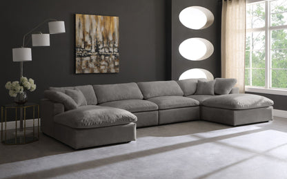 Cozy - 6 Piece Modular Double Chaise Sectional