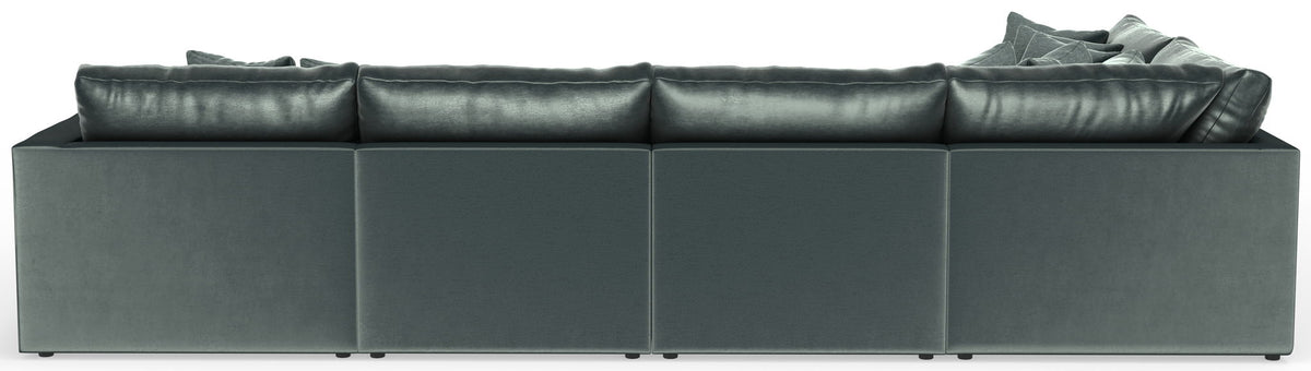 Remington - Modular Sofa And Cocktail Ottoman - Pine