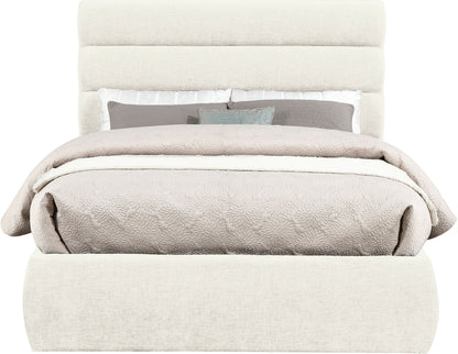 Adam - Chenille Fabric Bed With 52" Headboard