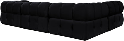 Orin - Fabric Velvet 4 Piece Modular Sectional