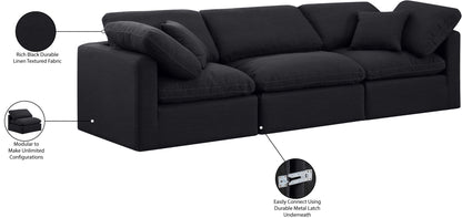 Indulge - Linen 3 Seat Modular Sofa